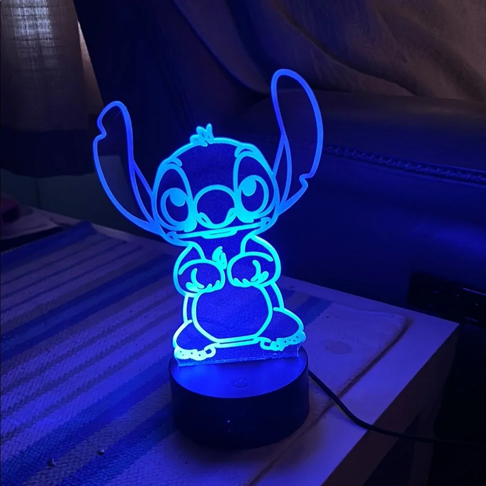 Stitch Night Light Multi Color LED - Picture 3 of 9